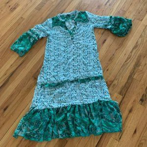 R.Vivimos boho midi dress size m